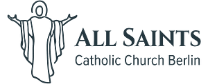 All Saints Catholic Church Berlin Logo Dark Green